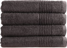 Handdoek Supreme Collectie - 4 stuks - 70x140 - antraciet