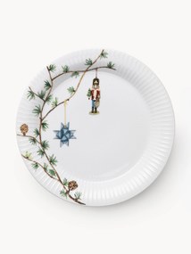 Handbeschilderde kerstdinerborden Hammershøi, 4-delig