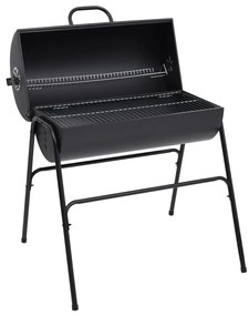 vidaXL Barbecuevat met 2 kookroosters 80x95x90 cm staal zwart