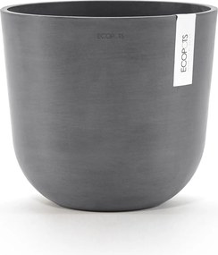 Ecopots bloempot Oslo 25 - Rond - Grey - Diameter 25 x H21,8 cm