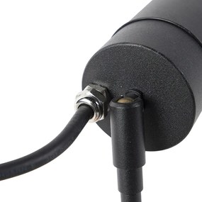 Smart moderne prikspot zwart IP44 incl. wifi GU10 - Solo