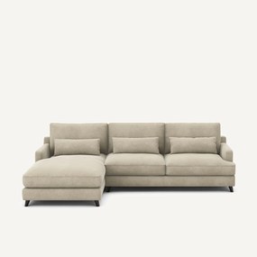 Linnen fluwelen hoekbank, ALWINE