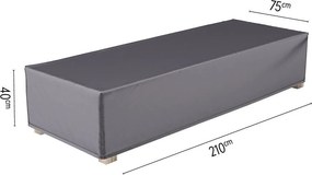 Platinum Aerocover loungebedhoes - Ademende hoes voor loungebed tot een lengte van 210cm