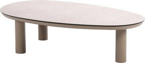Nina lounge tuintafel 123x73xH31 cm printed ceramic latte Taste 4SO