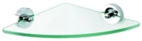 Geesa Luna glasplaat voor hoekplanchet 34.5 x 25 cm.