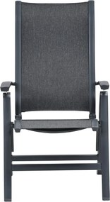 Garden Impressions Hilly tuinstoel verstelbaar - donker grijs