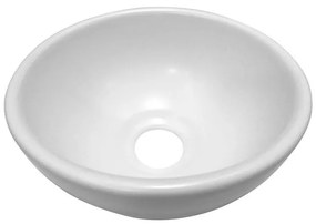 Wiesbaden Consilio Waskom 20x20x9cm - keramiek - glans wit 32.3575