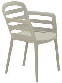 Garden Impressions Mira balkonset 3-delig - Faria tuintafel Ø60 cm - zand