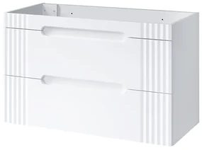 Comad Fiji onderkast met ribbelfront 100cm wit
