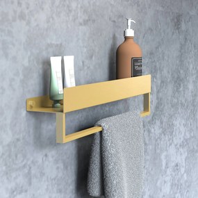 Badkamerplank SF01 60cm gold brush