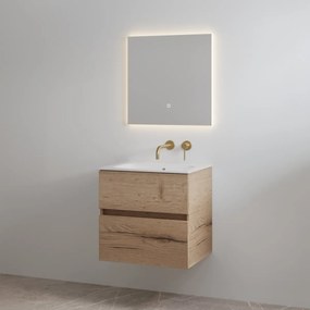 Best Design Splash badkamermeubel 60cm zonder kraangat eiken