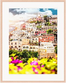 Ingelijste digitale print View Of Positano