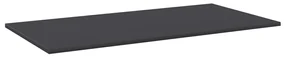 vidaXL Wandschappen 8 st 80x20x1,5 cm spaanplaat grijs