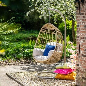 Garden Impressions Esmee hangstoel swing egg - natural