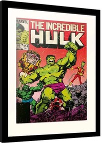 Ingelijste poster Marvel - Hulk