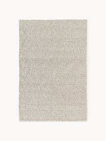 Dik gevlochten wollen vloerkleed Bruna