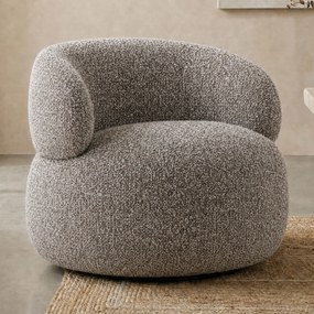 Draaifauteuil Rond Taupe