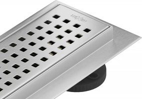 Mexen Flat 360° M08 draaibare lijnafvoer 100 cm, inox - 1025100-40