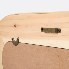 Spiegel in bamboeH90 cm, Ondara