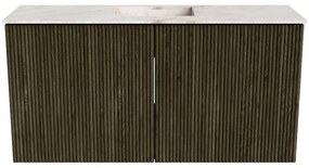 Mondiaz Joya DLux 80cm toiletmeubel shadow met wastafel faye midden 1 kraangat frappe