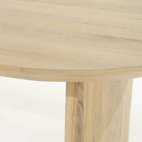 Eleonora Dex Eiken Eettafel Ovaal Naturel 250x100 Cm - 250 X 110cm.
