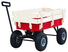 vidaXL Tuinwagen 150 kg rood