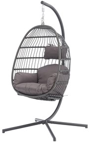 Verona hangstoel aluminium met standaard