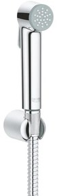GROHE Tempesta-F Trigger Spray 30 Handdoucheset - 1 straalsoort - rond - met houder - metalen slang - 125cm - chroom 26354000
