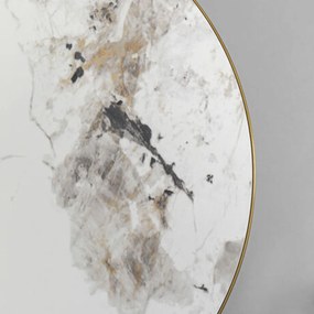 Kare Design Cono Ronde Bijzettafel Marmer - 50 X 50cm.