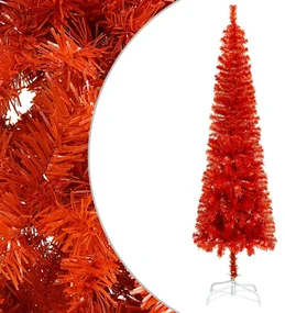 vidaXL Kerstboom smal 210 cm rood