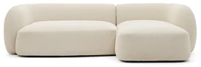 Kave Home Martina Hoekbank Ecru Organisch Design 287 Cm CL Rechts