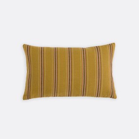 Rechthoekige kussenhoes, gestreept katoen, OSWALD