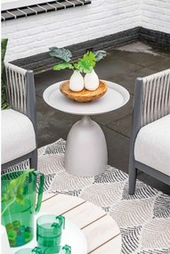 Garden Impressions Mati bijzettafel Ø50xH48 cm - taupe