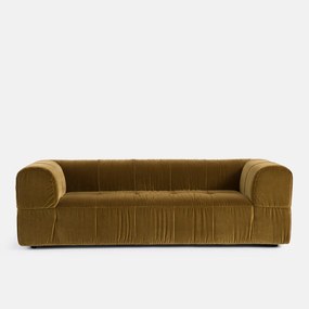 Rechte 3-zit superieur fluweel, LIZZY