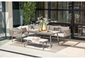 Garden Impressions Burela lounge hoekset links 4-delig - taupe