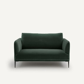 Fluwelen 2-zitsbank, Oscar-design E. Gallina