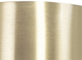 Smart plafondlamp messing met smoke glas incl. Wifi A60 - Stiklo