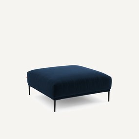 XL voetenbank in fluweel, Oscar, ontwerp E. Gallina