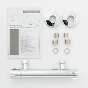 Schutte LONDON thermostatische mengkraan douche, chroom