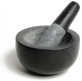 Vijzel, zwart graniet,Ø 9,5 cm