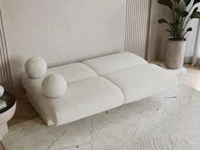 Slaapbank Bluefield 100, Aanwezig, Crème, 93x190x100cm, 60 kg, Poten: Afwezig