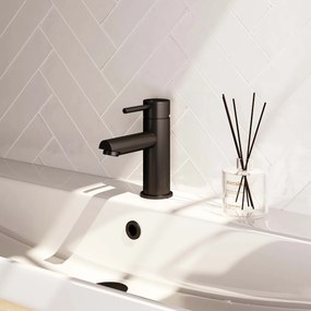 Brauer Black Edition ColdStart wastafelkraan energy-saving model A zwart mat