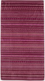 Handdoek Geometric Print van velours en terrykatoen