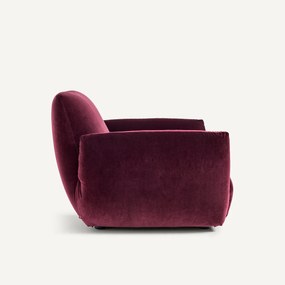 Fauteuil in fluweel, Spogano
