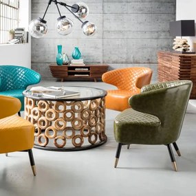 Kare Design Cocktail Vintage Groene Fauteuil