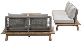Garden Impressions San Namut loungeset 4-delig - grey sand