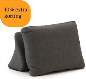 + 10% kassakorting | Loungekussen Tuin | Grijs-Antraciet | Outdoor Textiel | Bellagio | 64x50cm | Kees Smit Tuinmeubelen