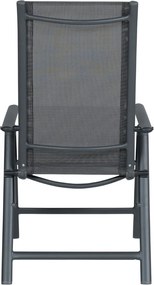 Garden Impressions Santos tuinset 7-delig - Kasper tuintafel 220x93 cm donker grijs