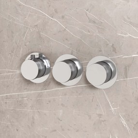Best Design High End complete 2-wegs inbouwthermostaat chroom