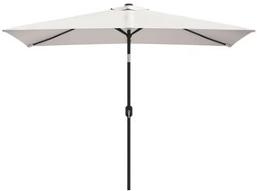 vidaXL Parasol vierhoekig zandwit 200 x 300 cm
